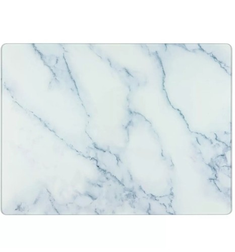White marble tempered - marble, glass