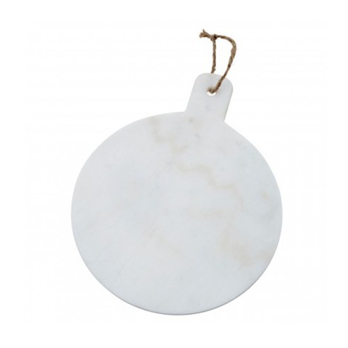 Round white marble - marble, worktop