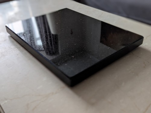 Black granite solid chopping - black,