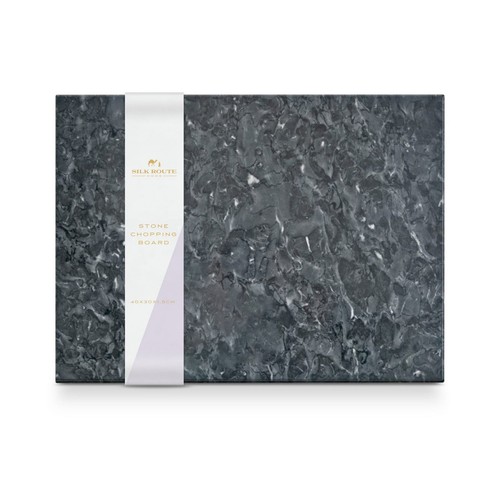 Black marble chopping - black, board