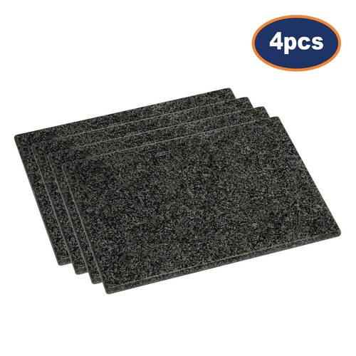 4pcs black speckled granite - speckled,