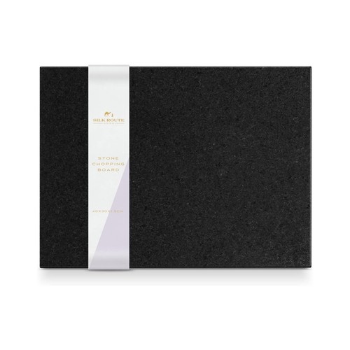 Black granite chopping board - granite,