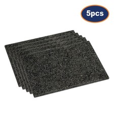 5pcs Black Speckled Granite
