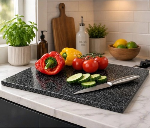 Speckled black granite cutting - black,