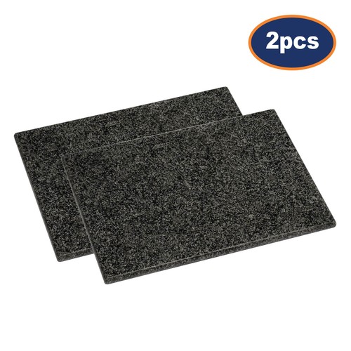 2pcs black speckled - black, granite