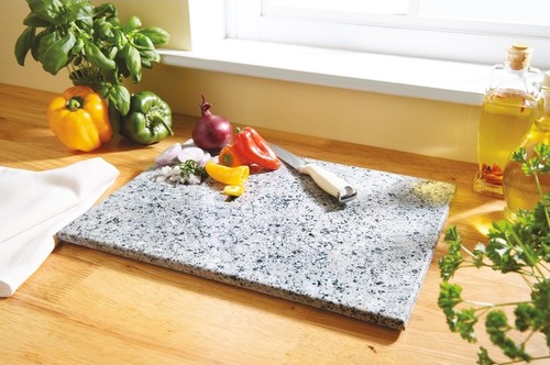 Large granite chopping - chopping, board