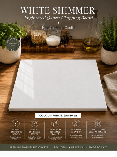 Quartz stone chopping board - stone,